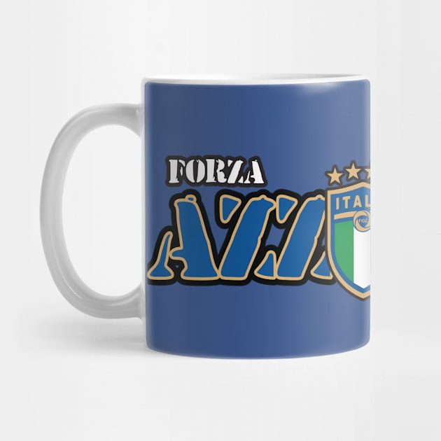 Forza azzurri by lounesartdessin